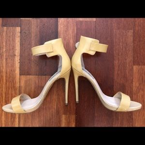 Steve Madden Ankle Strap Sandal Nude Patent
